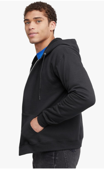 Sudadera con capucha EcoSmart Fleece con cremallera completa para hombre