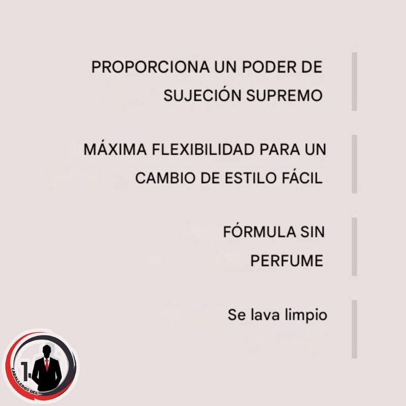 Arcilla para peinar el cabello de alta calidad para hombre, agarre súper alto, acabado mate, 2 onzas