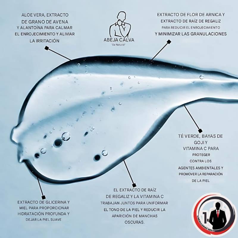 Bálsamo de cura para después de afeitar Bee Bald