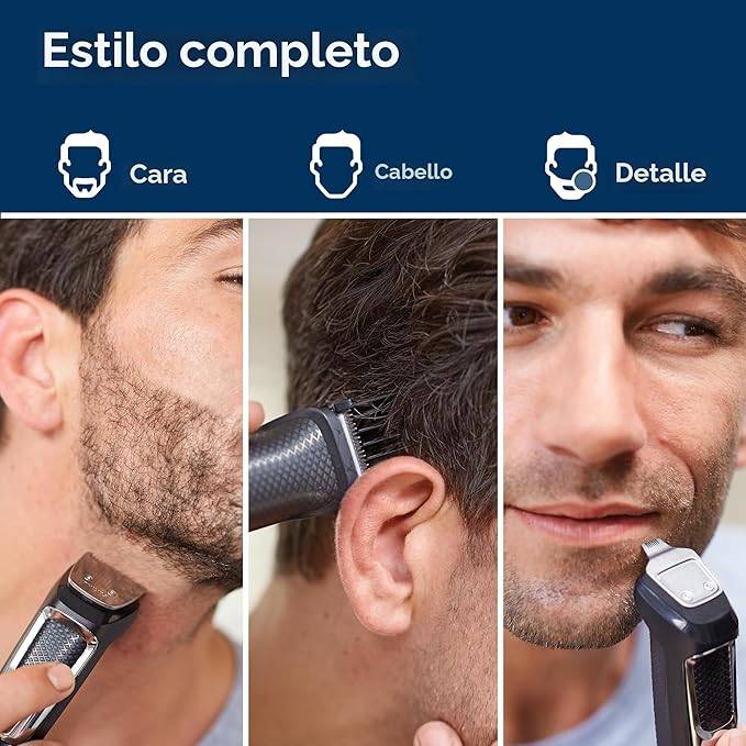 Philips Norelco Multi Groomer 3000 MG3740/40 - Máquina de afeitar todo en uno, kit de aseo para hombre
