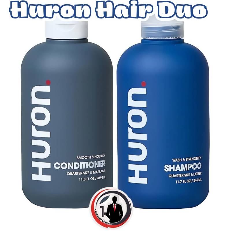 Huron Hair Duo | Juego de champú y acondicionador nutritivo para hombres