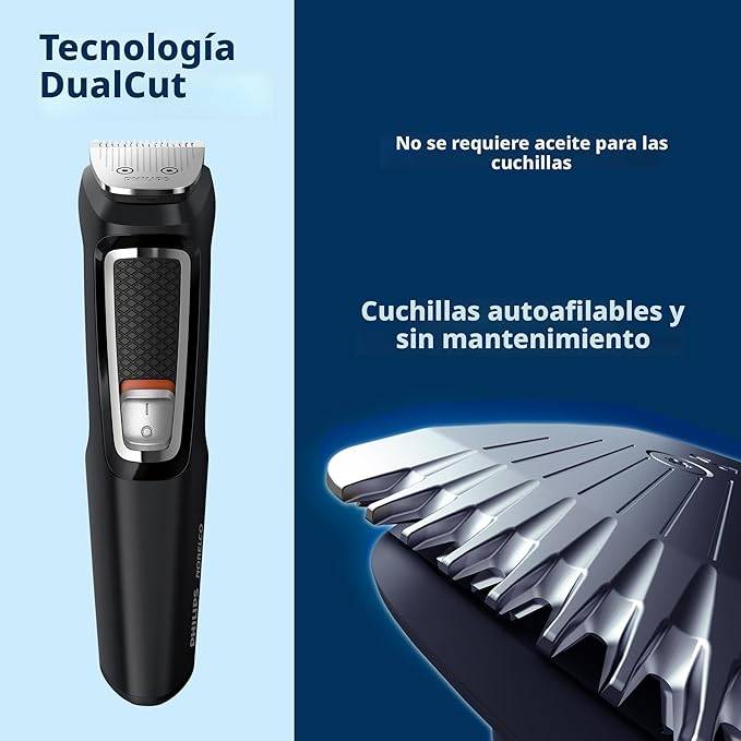 Philips Norelco Multi Groomer 3000 MG3740/40 - Máquina de afeitar todo en uno, kit de aseo para hombre