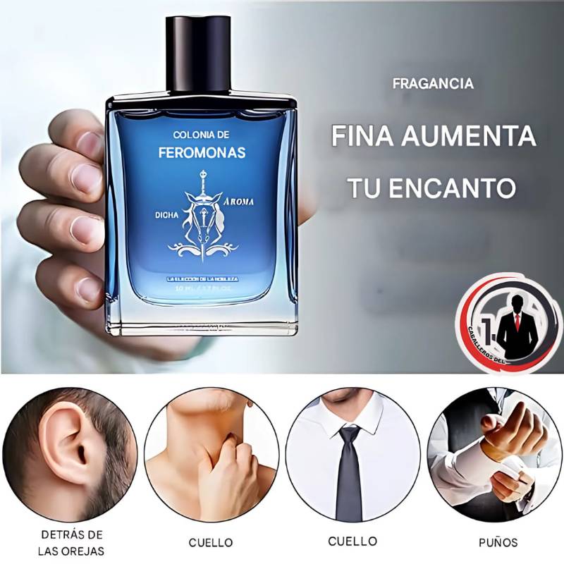 Colonia de feromonas para hombres, perfume prémium para atraer mujeres, aromas de madera frescos puros y duraderos, gran capacidad y duradero