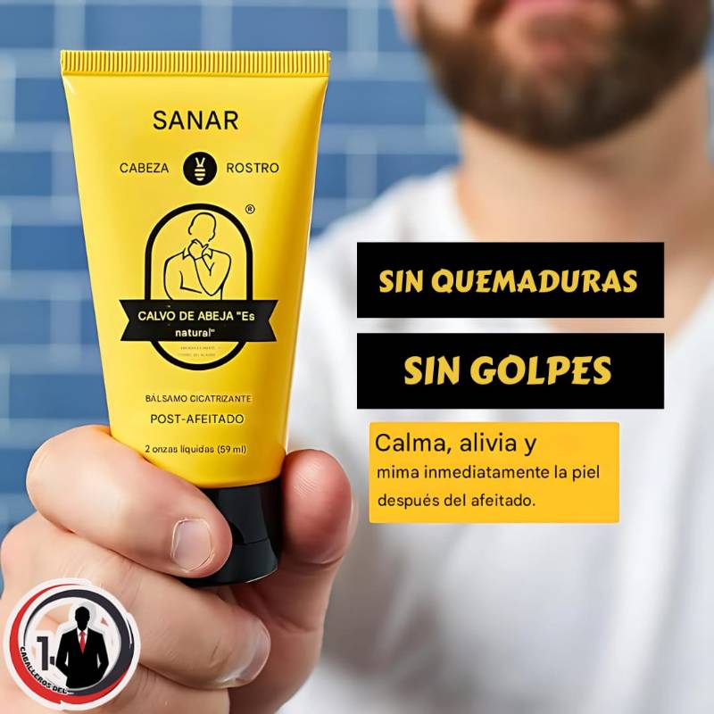 Bálsamo de cura para después de afeitar Bee Bald