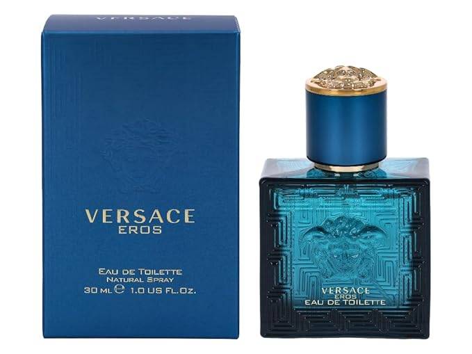 Eau de Toilette de Versace en aerosol para hombre, Eros, 1 onza.