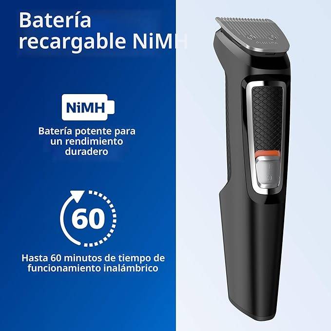 Philips Norelco Multi Groomer 3000 MG3740/40 - Máquina de afeitar todo en uno, kit de aseo para hombre