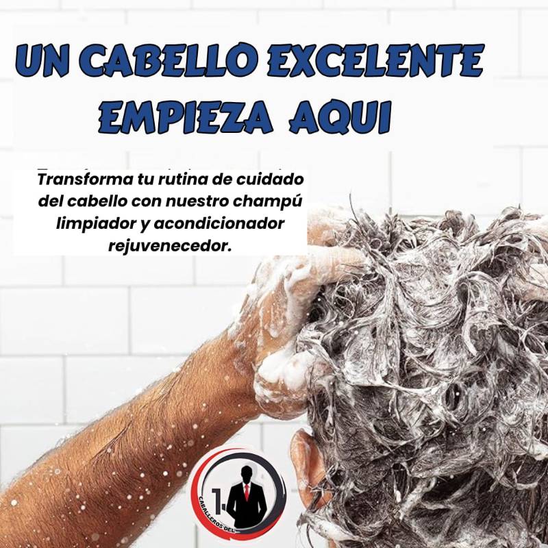 Huron Hair Duo | Juego de champú y acondicionador nutritivo para hombres