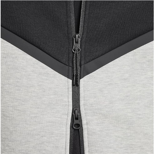 Nike Tech Windrunner - Sudadera con capucha para hombre (HV0949-011, negro/gris oscuro jaspeado/negro)