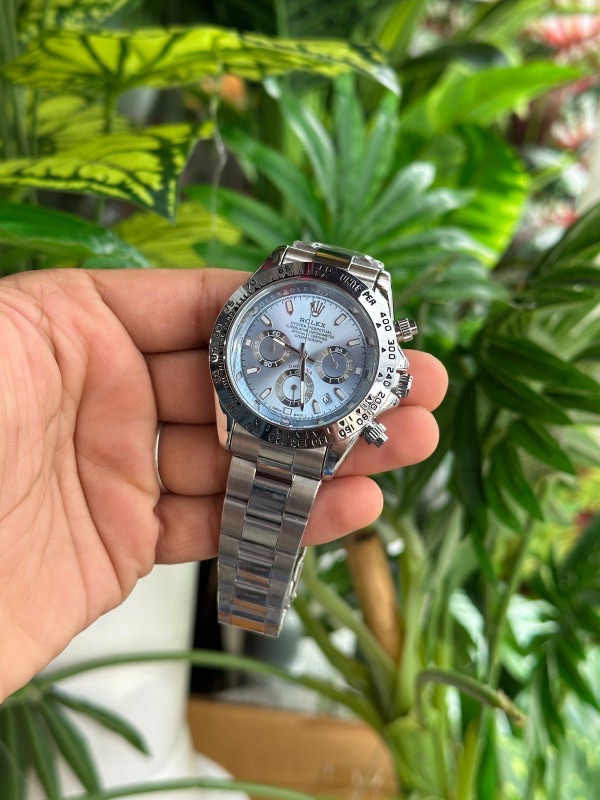 ROLEX DIATONA
QUARTZ 
SECOND COPY 
ALL CHRONOGRAPH WORKING
STAINLESS STEEL CHAIN
GOOD QUALITY
