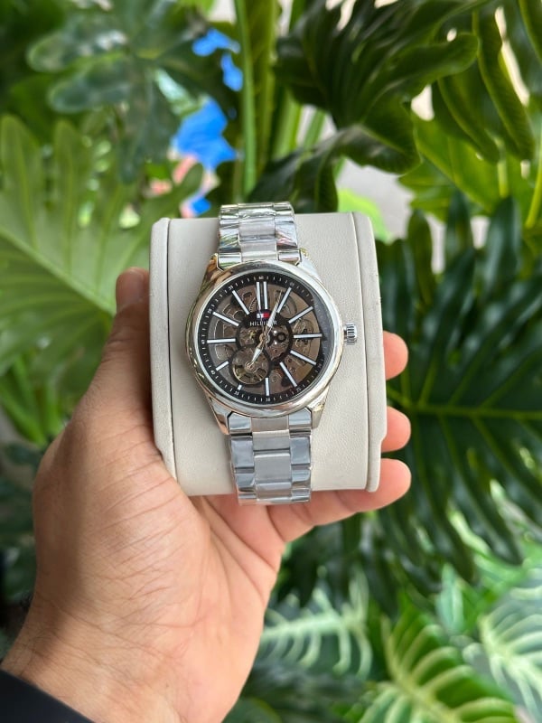 TOMI HILFIGER 
AUTOMATIC 
NEW ARRIVAL 
GOOD QUALITY 
STAINLESS STEEL CHAIN