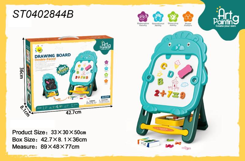 (23188-34B) Double Faced Drawing Board, Blue, P.Bx