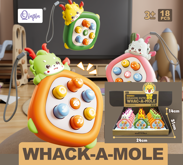 (HY-64) Whack-A-Mole Game,18Pcs/D.Bx