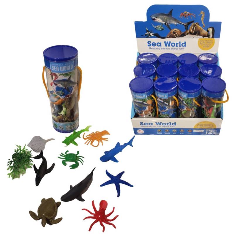 (D4) Ocean Animals 12Box/Db