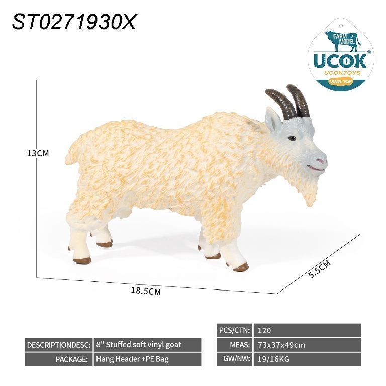 (JQ-N0809) Goat. Pe Bag+Card.