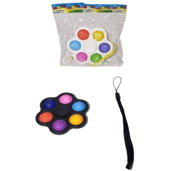 (B4406) Finger Spinner, 3 Color Mix, Opp Bag