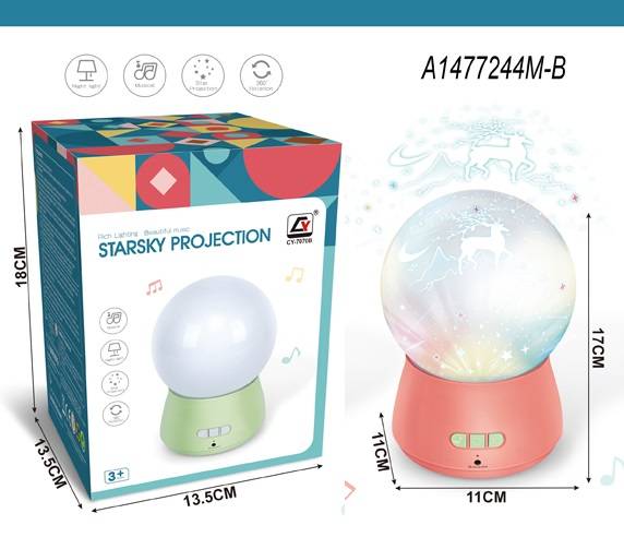 (CY-7070B) Strasky Projection, With Music And Light And Usb, P.Bx