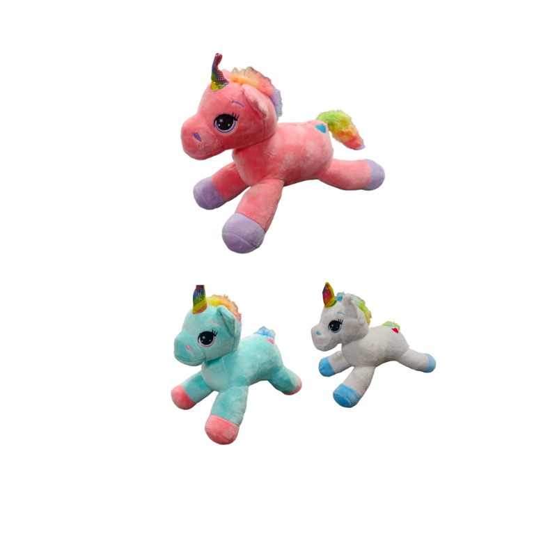 (Unicorn25) 25Cm Unicorn Plush Toy,Skin,Mix Clr