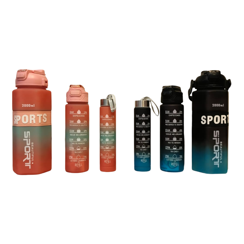 (JY-13) Plastic Bottle,Three Set,Opp,Mix Clr,200