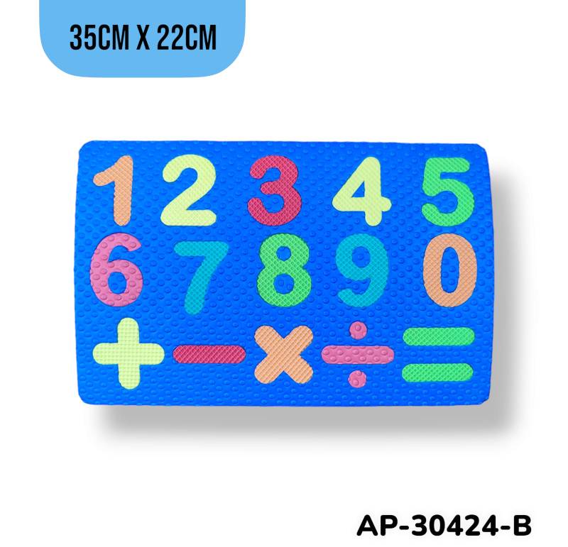 (AP-30424-B) 35x22cm Tile of Number