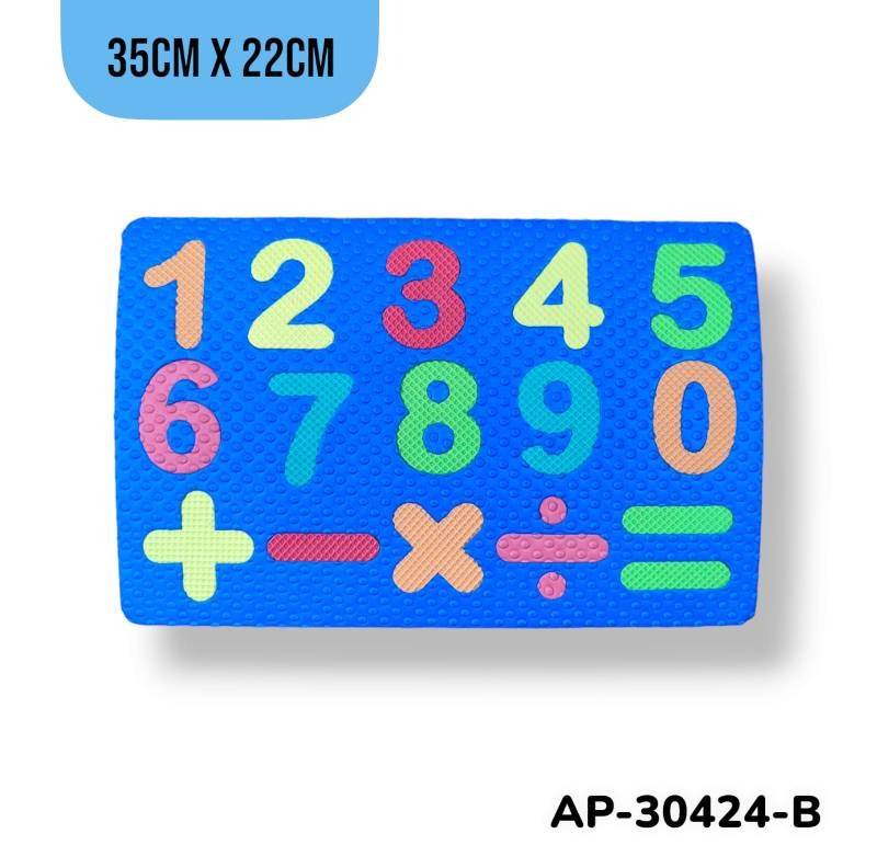 (AP-30424-B) 35x22cm Tile of Number