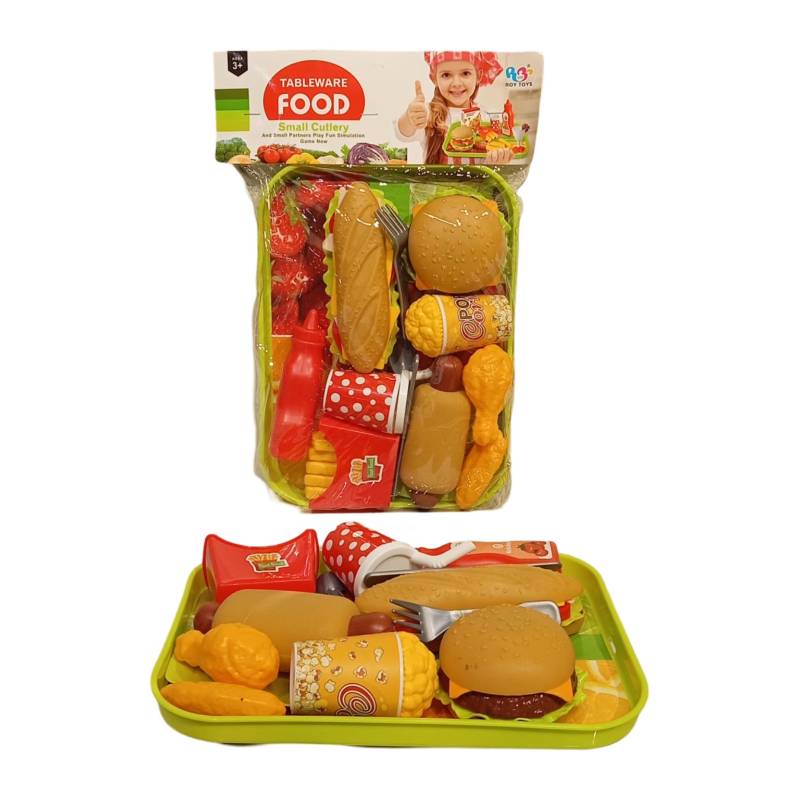 (8818) Burger Food Tray