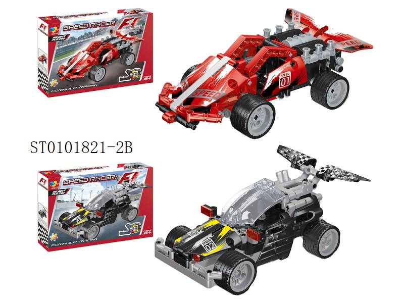 (6047) Friction Car, 2 Asst, P.Box, Flat Packin