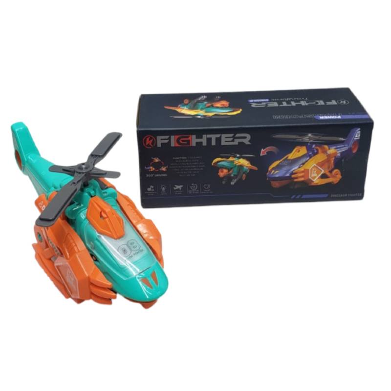 (655-2) Fighter Helicopter With Smoke
