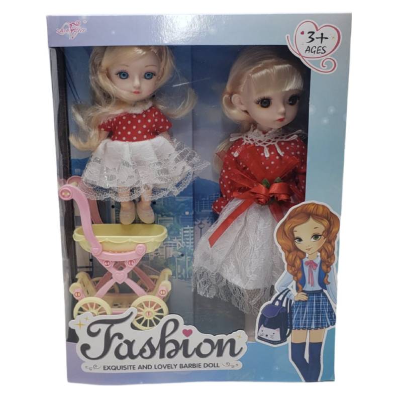 (ZQ60205-11) 12&6" Solid Body Doll with cort