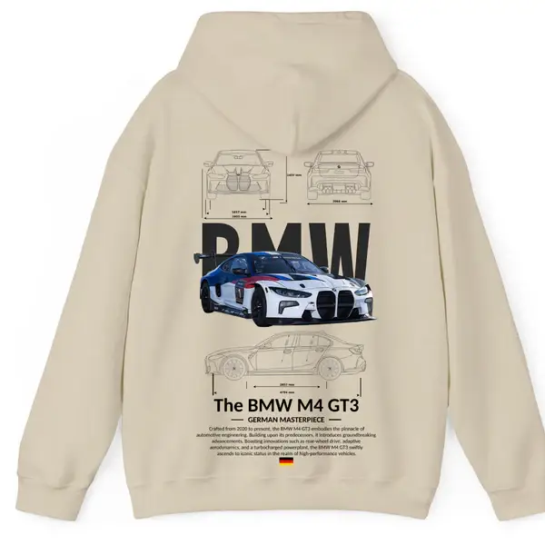 BMW M4 GT3 Hoodie Beige