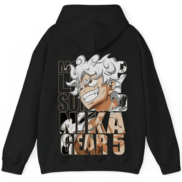 Luffy 2 Hoodie Black