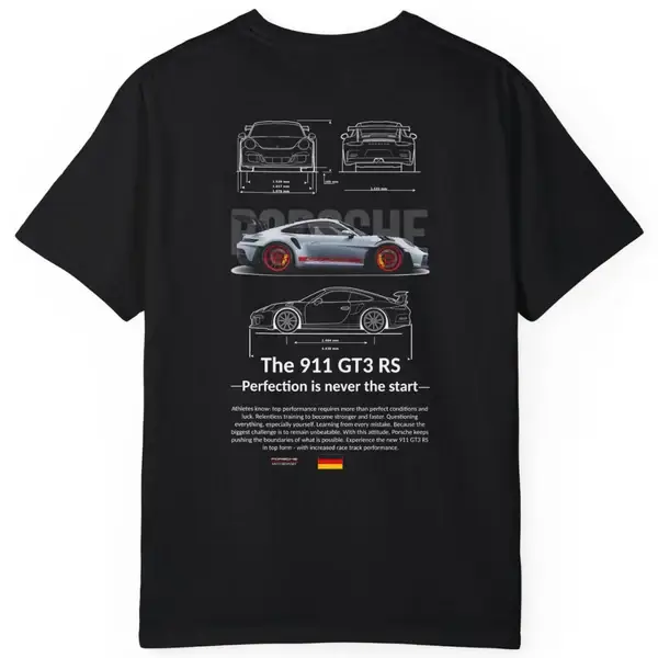 Porsche 911 Tee Black