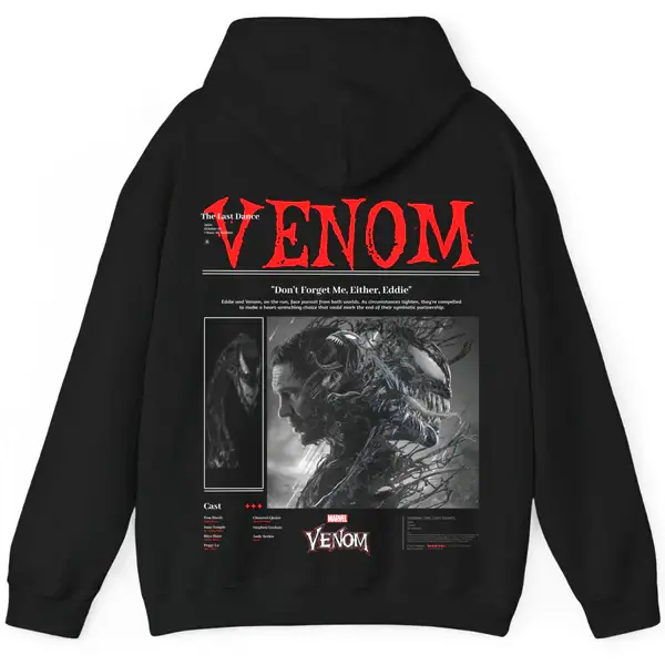 Venom Hoodie Black