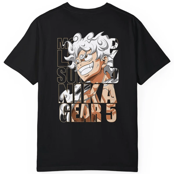 Luffy 2 Tee Black