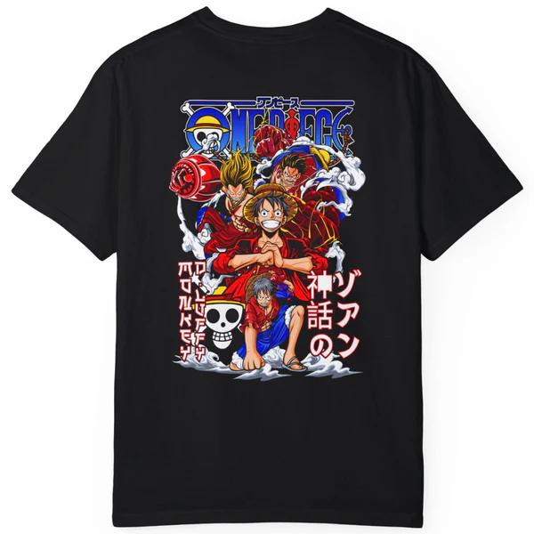 Luffy Gear 5 Tee Black