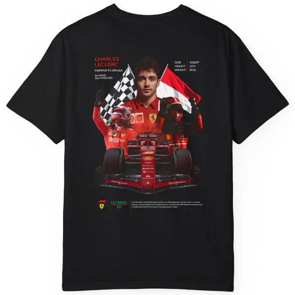 Charles Leclerc Tee White