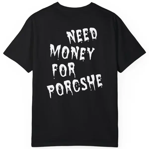 Need Porsche Tee Black
