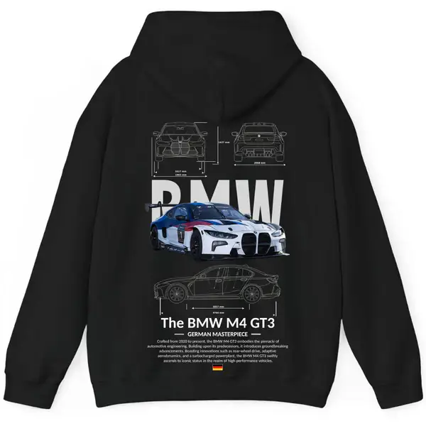 BMW M4 GT3 Hoodie Black