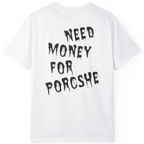 Need Porsche Tee White