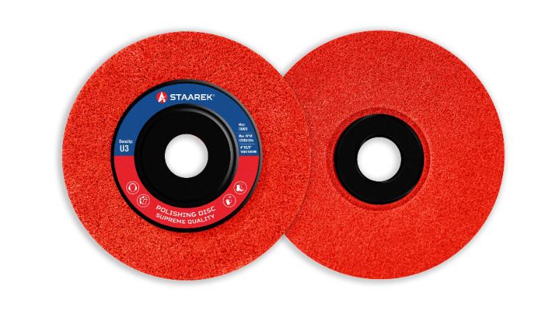 STAAREK Non Woven Disc 100*15*16mm U3-7P Red