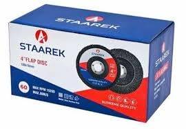STAAREK Flap Disc 80 Grit Pack of 20 Pieces In Box