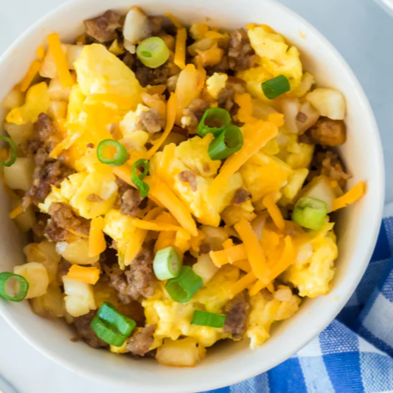 Turkey Sausage Breakfast Bowl