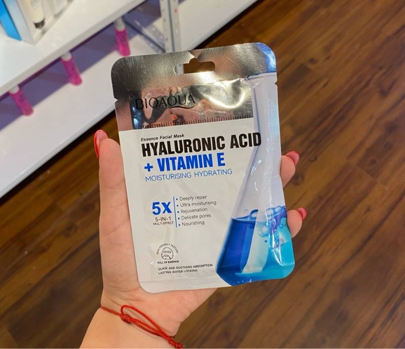Velo reparador de ácido hialuronico y vitamina E