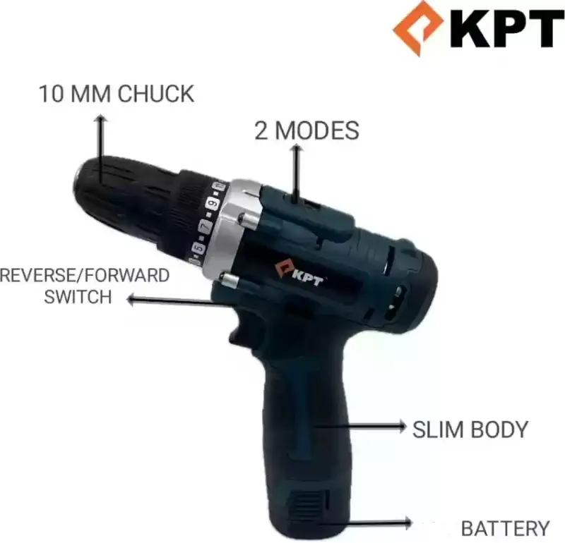 KPT 12V Cordless Drill Driver KDD12V