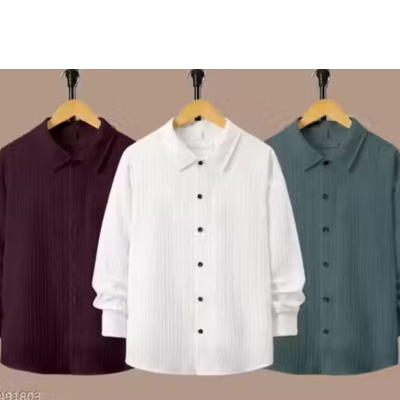 Shirt For Men,Fabric : Popcorn