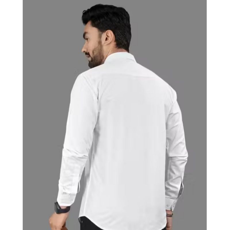 Stylish Men’s Solid Cotton Shirt | Office & Party Wear Outfit