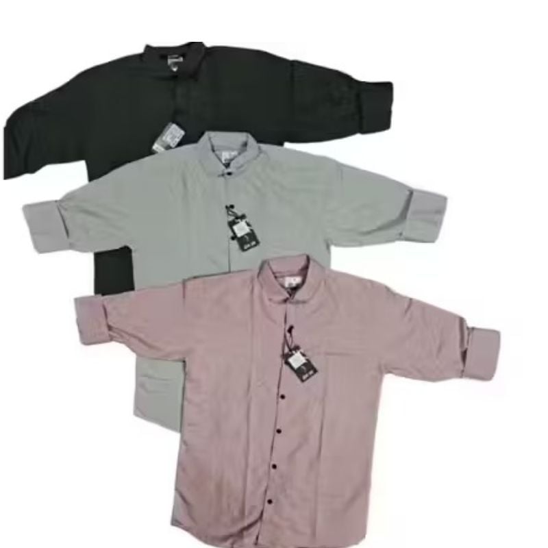 Stylish Cotton Blend Men's Shirt Pack of 3 casual shirt, mens fashion, cotton shirt, printed shirt, stylish shirt, party wear, office wear,