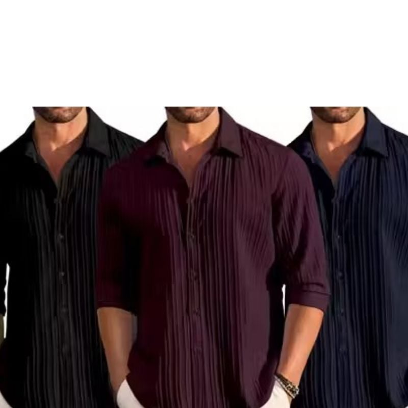 combo  Casual Shirt For Men (Pack Of 3)

Fabric : Popcorn

Sleeve Length : Long Sleeves

Pattern : Self-Design

Net Quantity (N) : 3