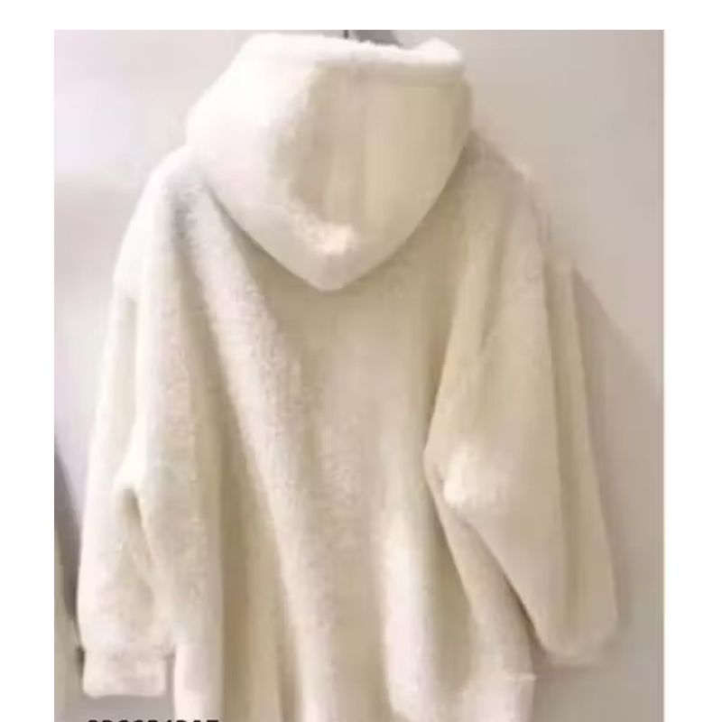 WHITE MEN SWEATSHIRT HOODIE FULL SLEEVES WOOL BEST FABRIC WINTER WEAR