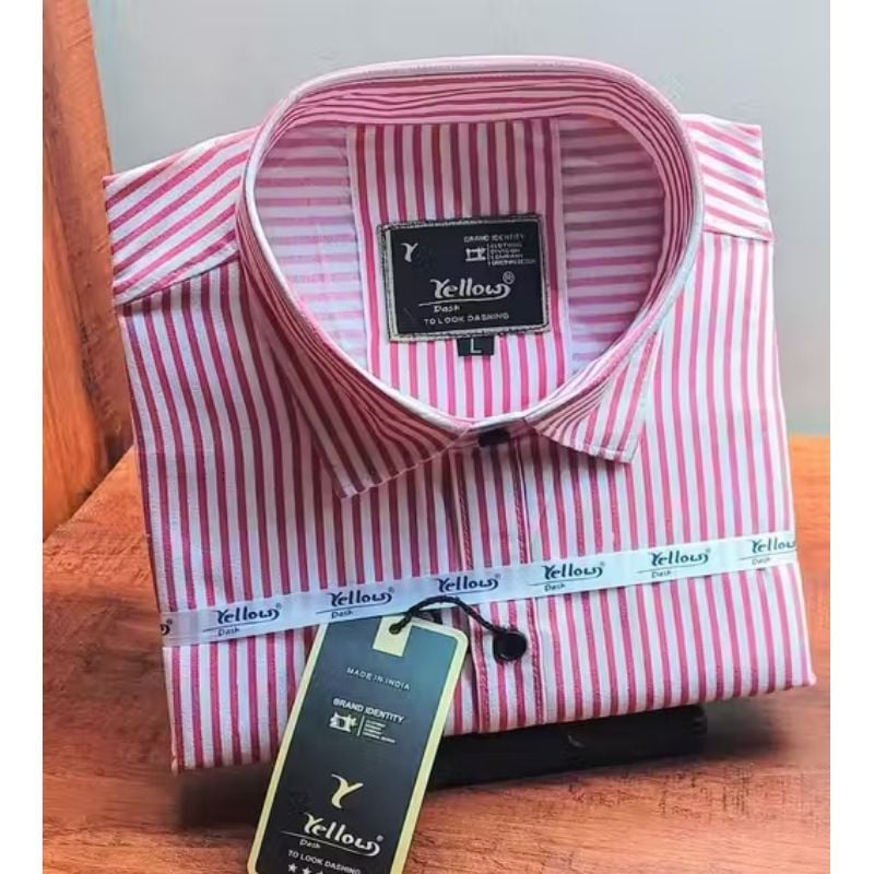 YELLOW DASH designer , stylish and latest branded casaual formal party wear single pocket shirts for men long full sleeves regular fit size s m l xl xxl