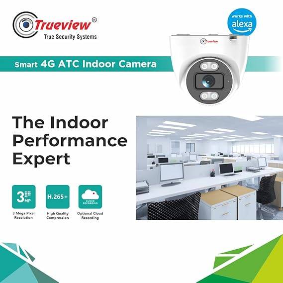 Truview Dome 4G Camera with Installation and 128GB SD Card